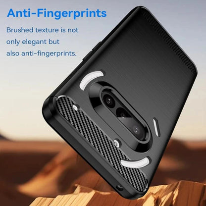 Obal na Nothing Phone (3a), Techsuit, Karbón, Modrý
