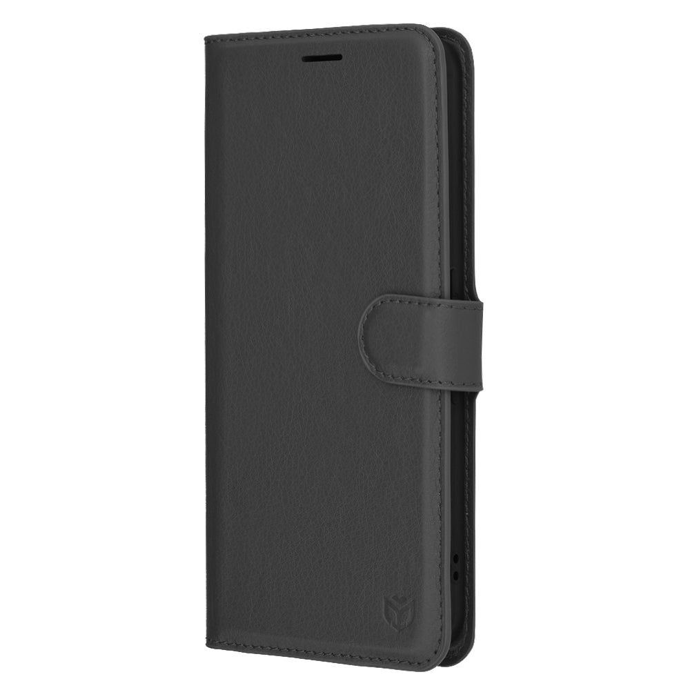 Obal na Nothing Phone (3a), Techsuit, kožený folio, čierny