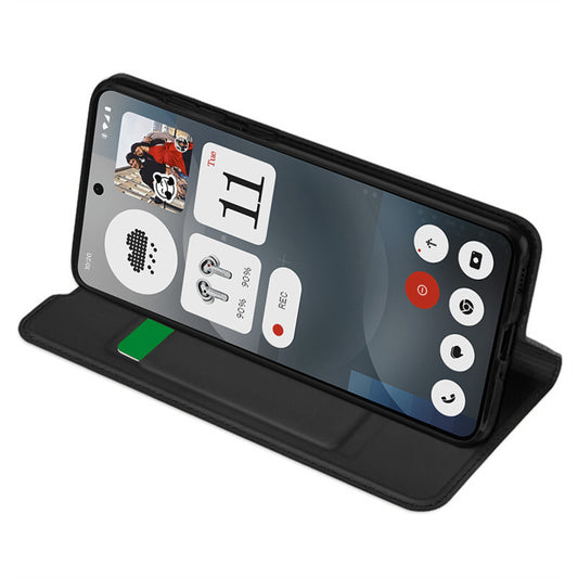 Obal na Nothing Phone (3a), Techsuit, Magskin Book, čierny