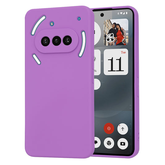 Obal na Nothing Phone (3a), Techsuit, SoftFlex, fialový