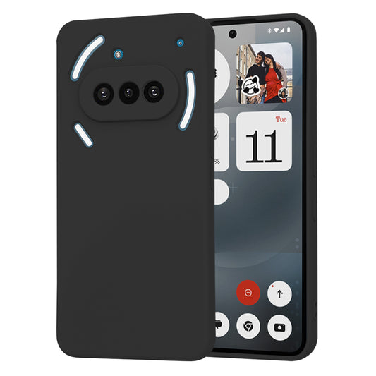 Obal na Nothing Phone (3a), Techsuit, SoftFlex, čierny