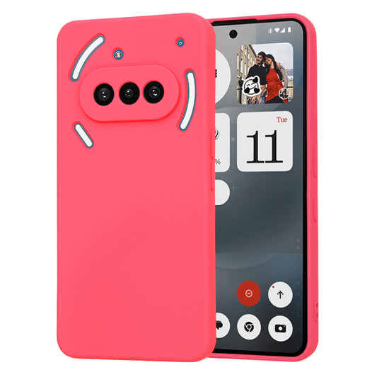 Obal na Nothing Phone (3a), Techsuit, SoftFlex, tmavoružový
