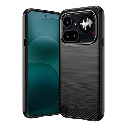 Puzdro pre Nothing Phone (4a) Pro, Techsuit, Carbon, Čierne