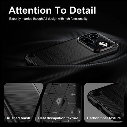 Puzdro pre Nothing Phone (4a) Pro, Techsuit, Carbon, Čierne