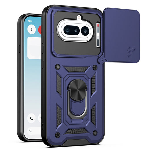 Puzdro pre Nothing Phone (4a), Techsuit, CamShield, Modrá