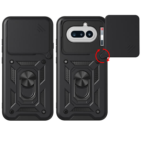 Puzdro pre Nothing Phone (4a), Techsuit, CamShield, Čierne