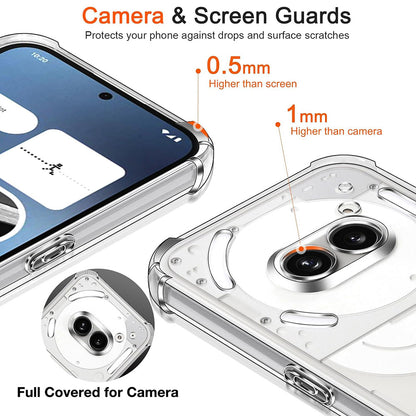 Puzdro pre Nothing Phone (4a), Techsuit, Shockproof Clear, Transparent