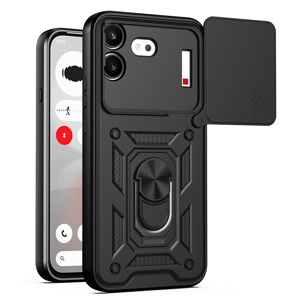 Puzdro pre Nothing Phone (4b), Techsuit, CamShield, Čierna