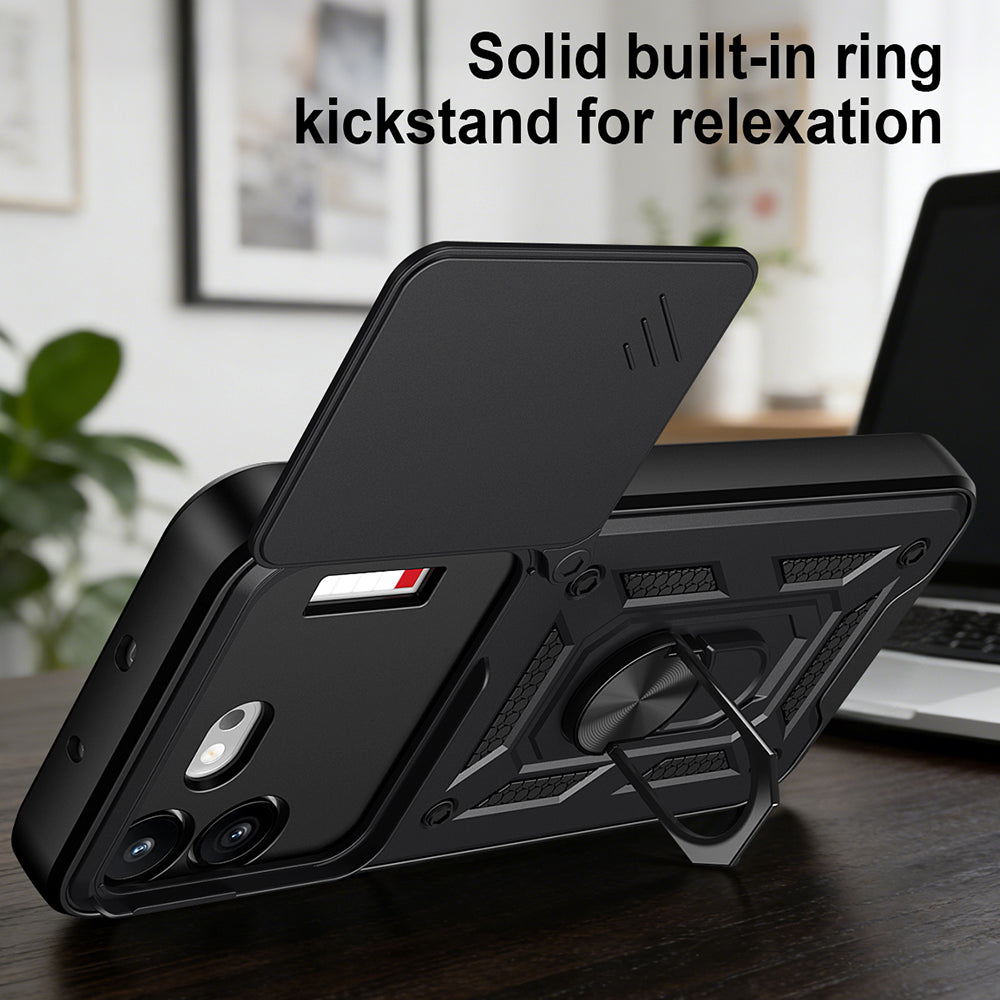 Puzdro pre Nothing Phone (4b), Techsuit, CamShield, Čierna