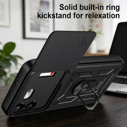 Puzdro pre Nothing Phone (4b), Techsuit, CamShield, Čierna