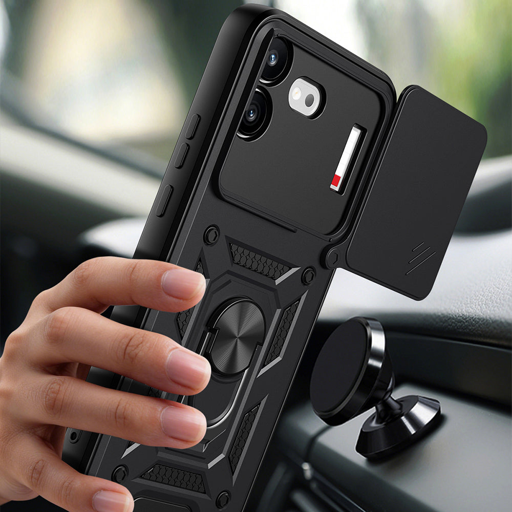 Puzdro pre Nothing Phone (4b), Techsuit, CamShield, Čierna