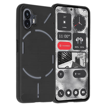 Obal na Nothing Phone (2), Techsuit, Karbón, Čierny