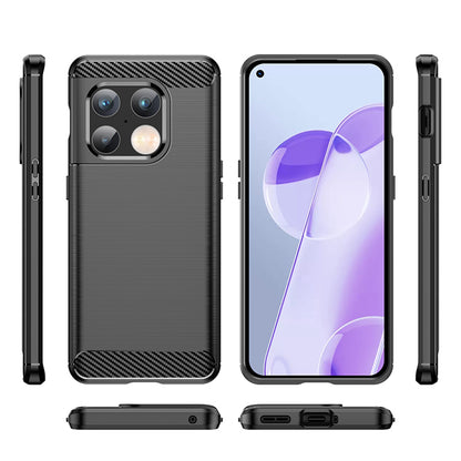 Puzdro pre OnePlus 10 Pro, Techsuit, Karbón, Čierne