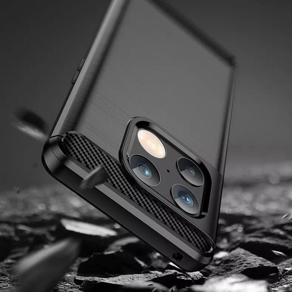 Puzdro pre OnePlus 10 Pro, Techsuit, Karbón, Čierne
