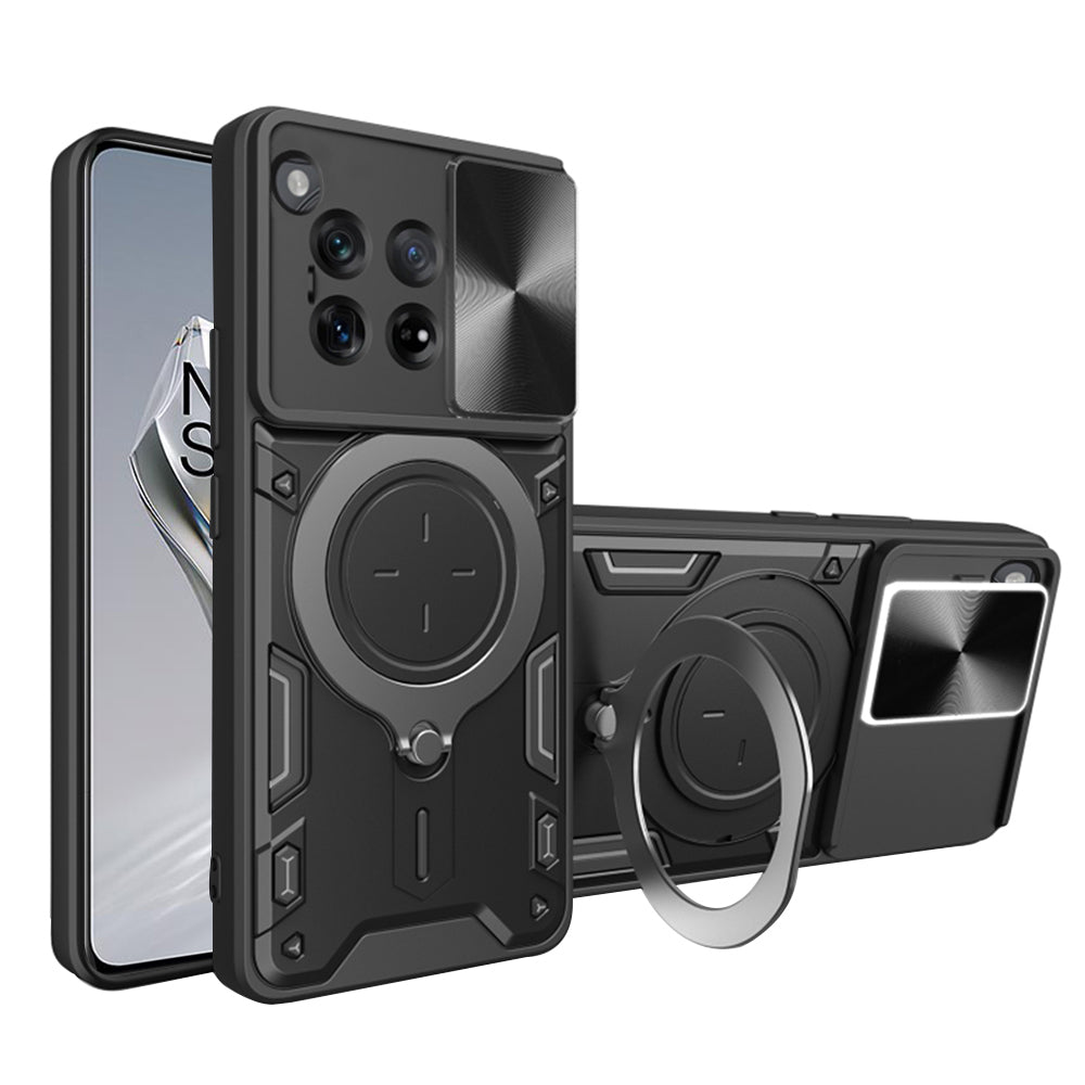 Puzdro na OnePlus 12, Techsuit, CamGuard Pro, Čierne