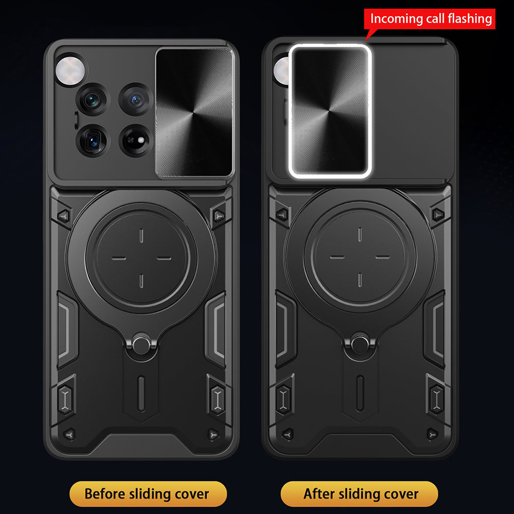 Puzdro na OnePlus 12, Techsuit, CamGuard Pro, Čierne
