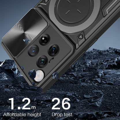 Puzdro na OnePlus 12, Techsuit, CamGuard Pro, Čierne