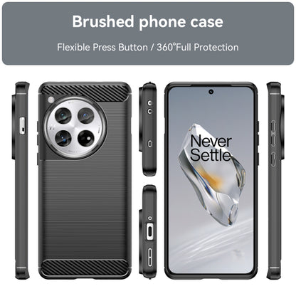 Puzdro pre OnePlus 12, Techsuit, Karbón, Čierne