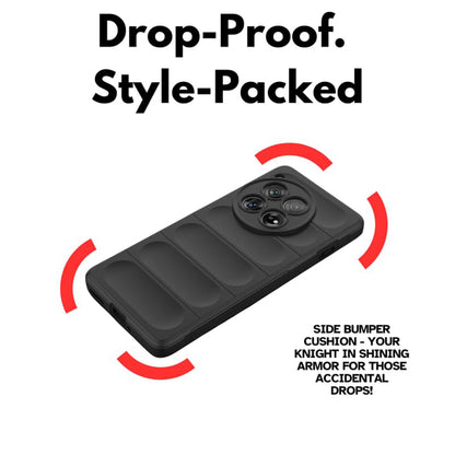 Case for OnePlus 12, Techsuit, Magic Shield, Black