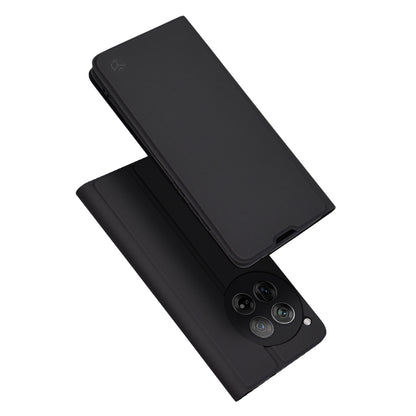 Case for OnePlus 12, Techsuit, Magskin Book, Black