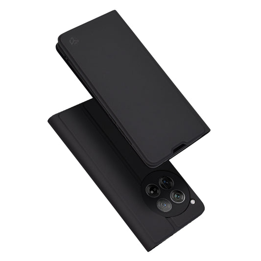 Case for OnePlus 12, Techsuit, Magskin Book, Black
