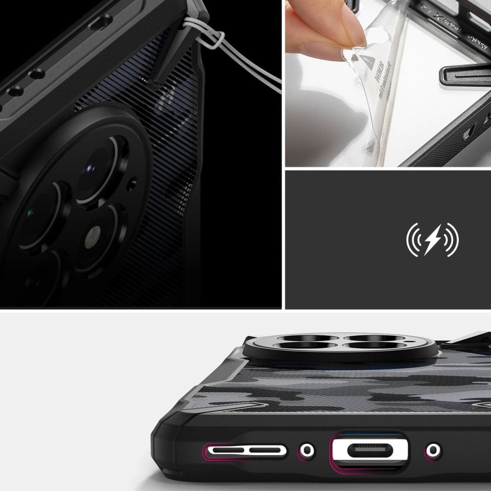 Puzdro pre OnePlus 13, Ringke, Fusion X Design, Maskovanie