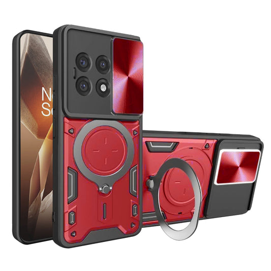 Puzdro na OnePlus 13R, Techsuit, CamGuard Pro, červené