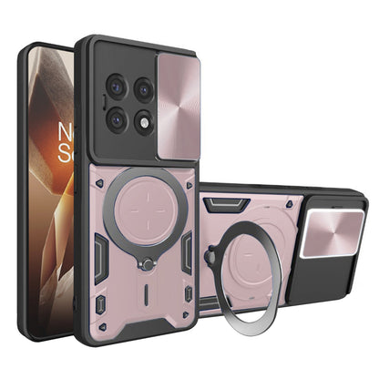 Puzdro na OnePlus 13R, Techsuit, CamGuard Pro, Ružovo-zlaté