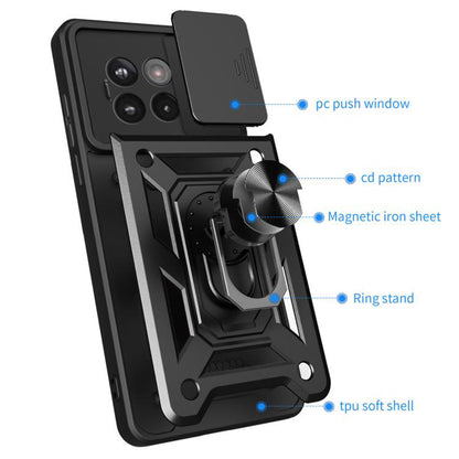 Puzdro na OnePlus 13R, Techsuit, CamShield, Ružové