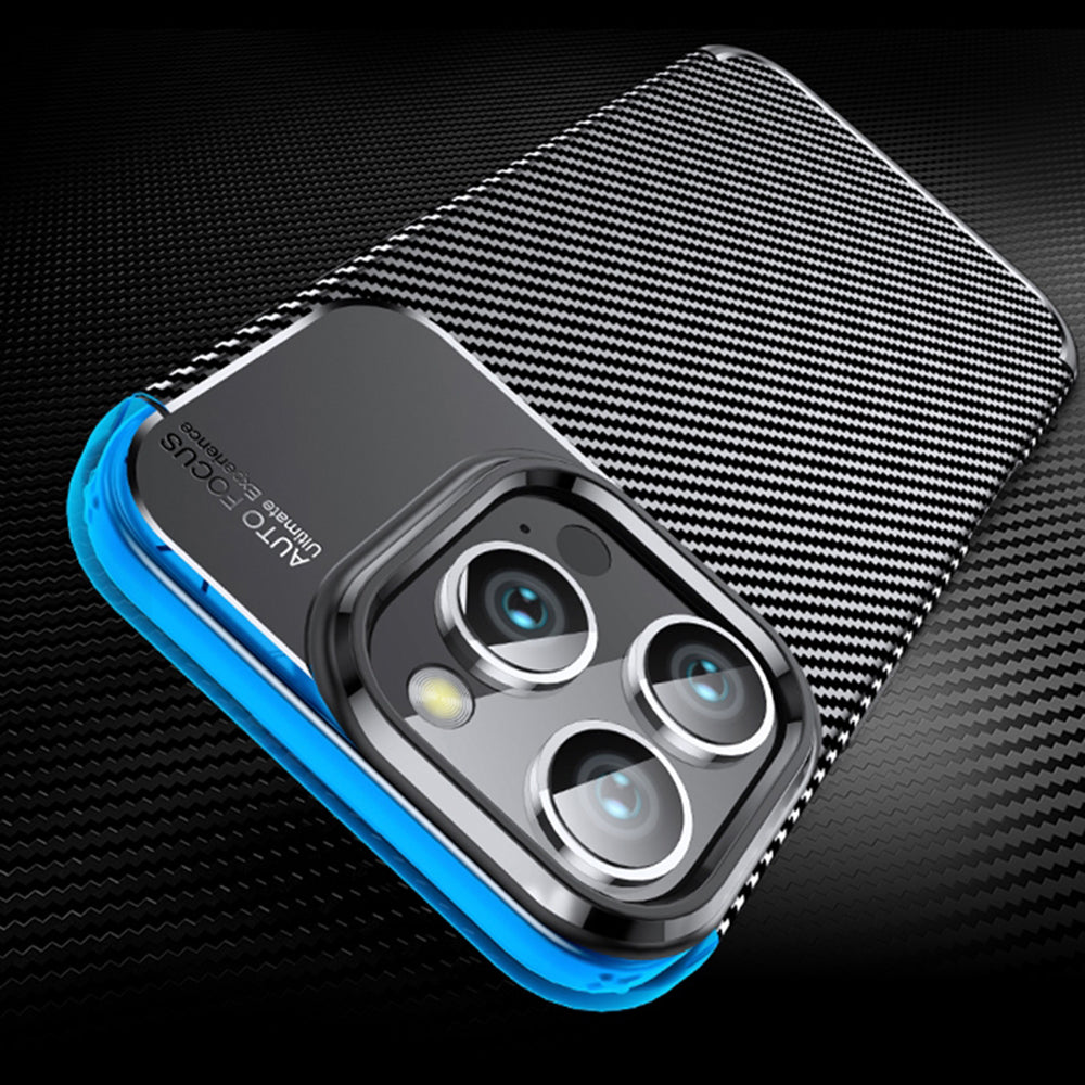 Puzdro na OnePlus 13R, Techsuit, CarbonFiber, čierne