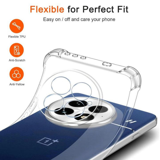 Puzdro pre OnePlus 13R, Techsuit, Odolné proti nárazom, Priehľadné