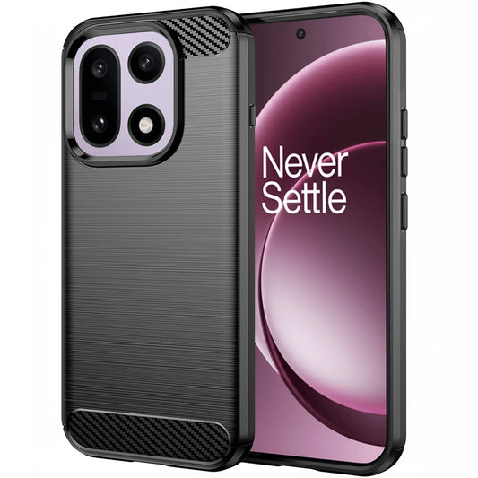 Puzdro pre OnePlus 15, Techsuit, Karbón, Čierne