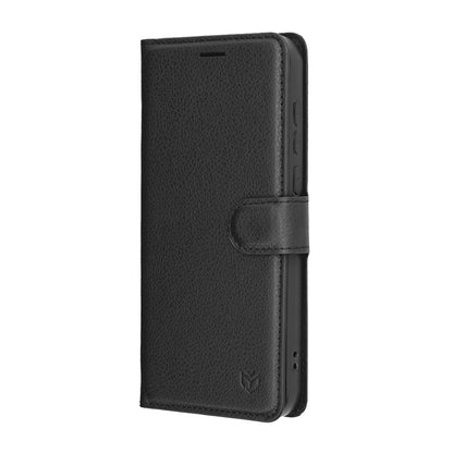 Puzdro pre OnePlus 15, Techsuit, Leather Folio, Čierne