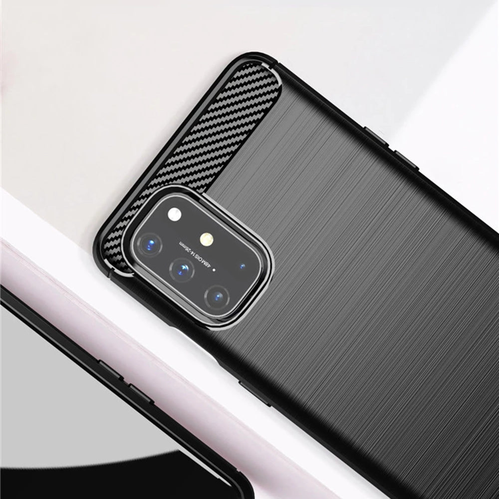 Puzdro pre OnePlus 8T, Techsuit, Karbón, Čierne