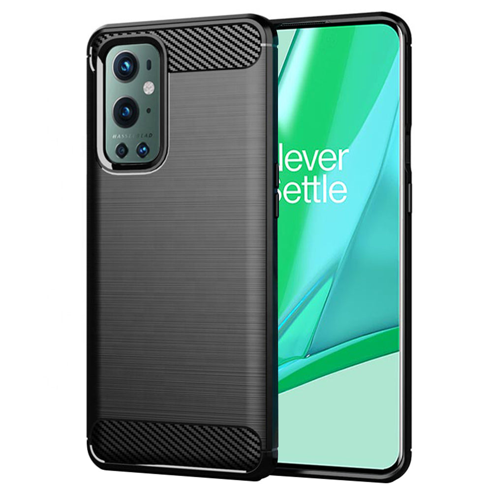 Puzdro pre OnePlus 9 Pro, Techsuit, Karbón, Čierne