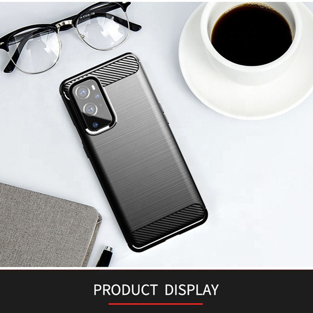 Puzdro pre OnePlus 9 Pro, Techsuit, Karbón, Čierne
