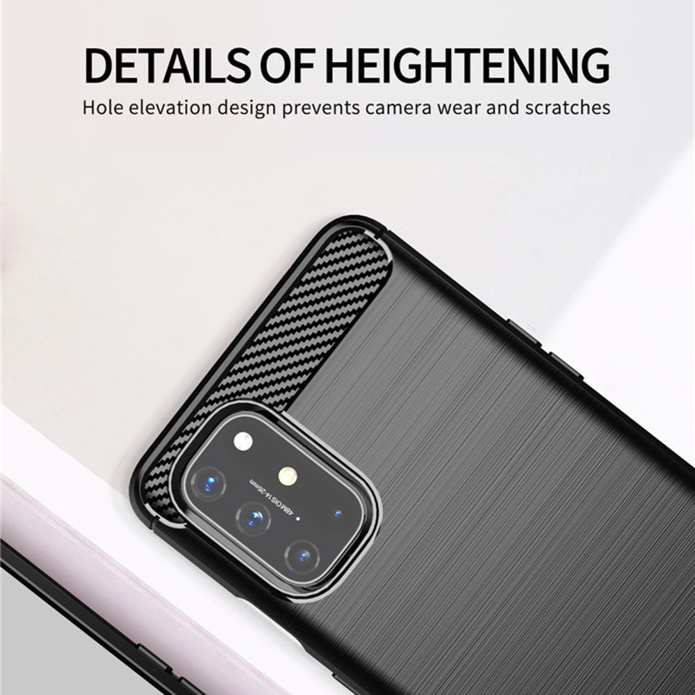 Puzdro na OnePlus 9, Techsuit, Karbón, Čierne