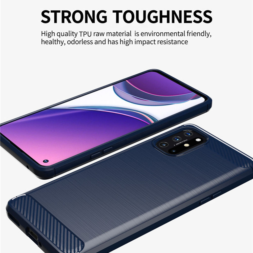 Puzdro na OnePlus 9, Techsuit, Karbón, Čierne