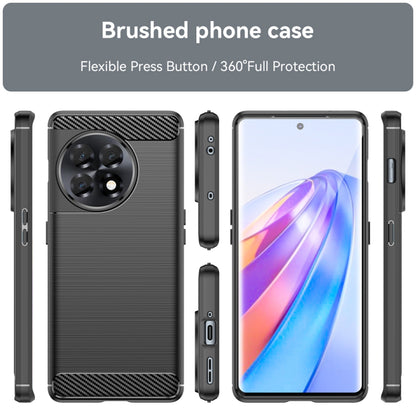 Puzdro pre OnePlus Ace 2 / 11R, Techsuit, Carbon, Čierne