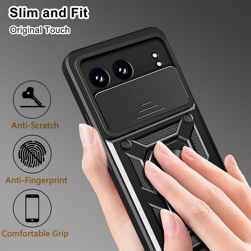 Puzdro pre OnePlus Nord 4, Techsuit, CamShield, Modré