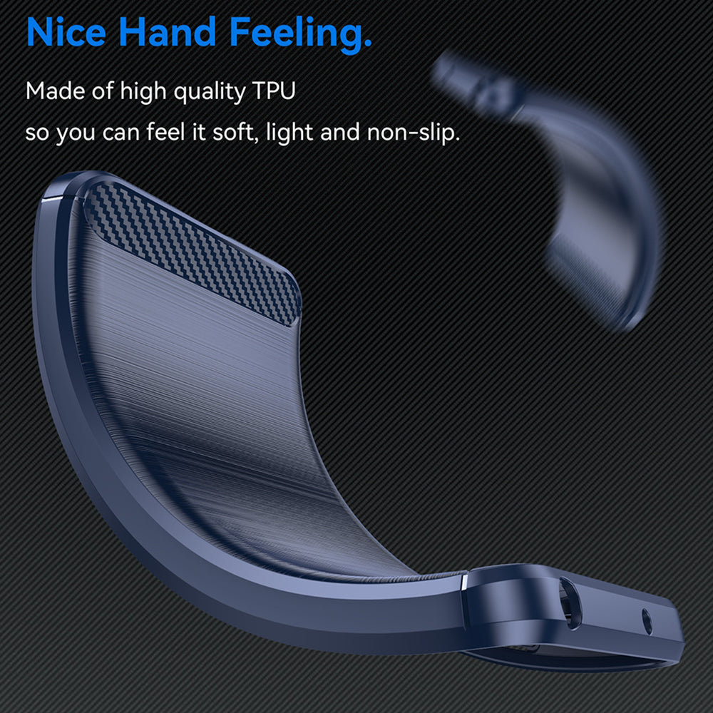 Puzdro pre OnePlus Nord 4, Techsuit, Carbon, Modrá