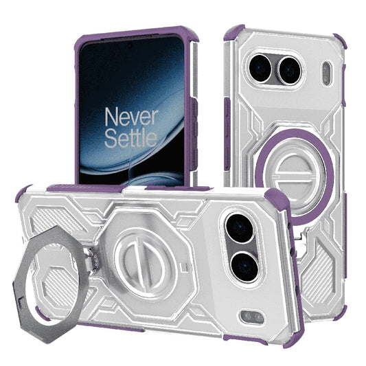 Puzdro na OnePlus Nord 4, Techsuit, Carbon Shield Pro, fialové