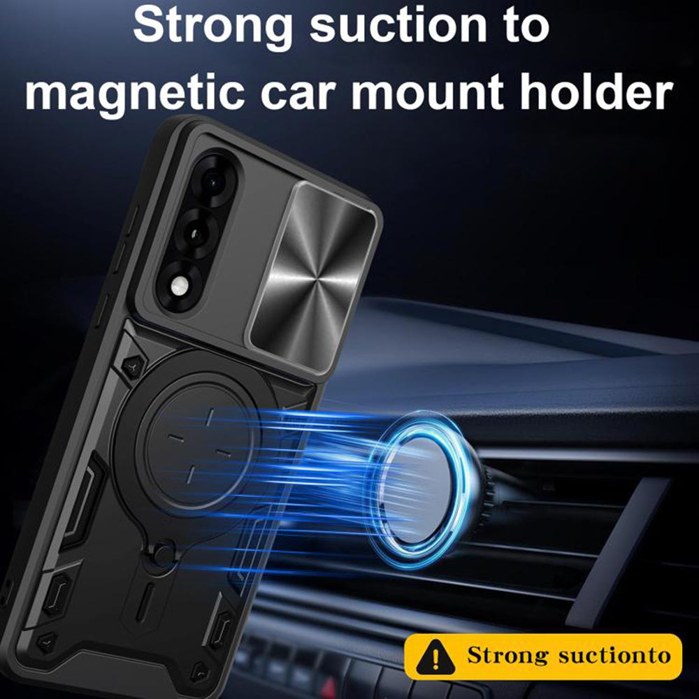 Puzdro na OnePlus Nord 5, Techsuit, CamGuard Pro, čierne