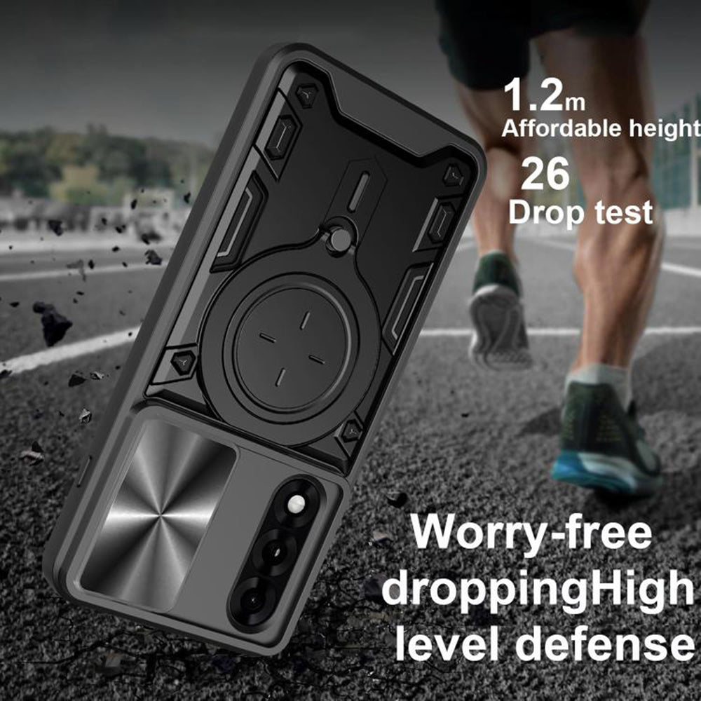 Puzdro na OnePlus Nord 5, Techsuit, CamGuard Pro, čierne