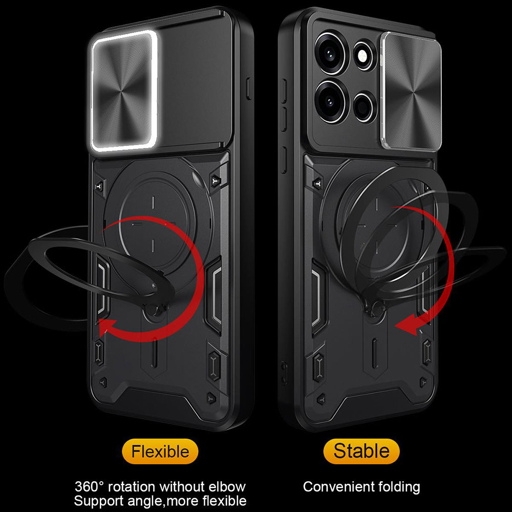 Puzdro pre OnePlus Nord 6, Techsuit, CamGuard Pro, Modré