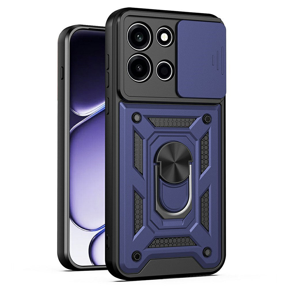 Puzdro pre OnePlus Nord 6, Techsuit, CamShield, Modré