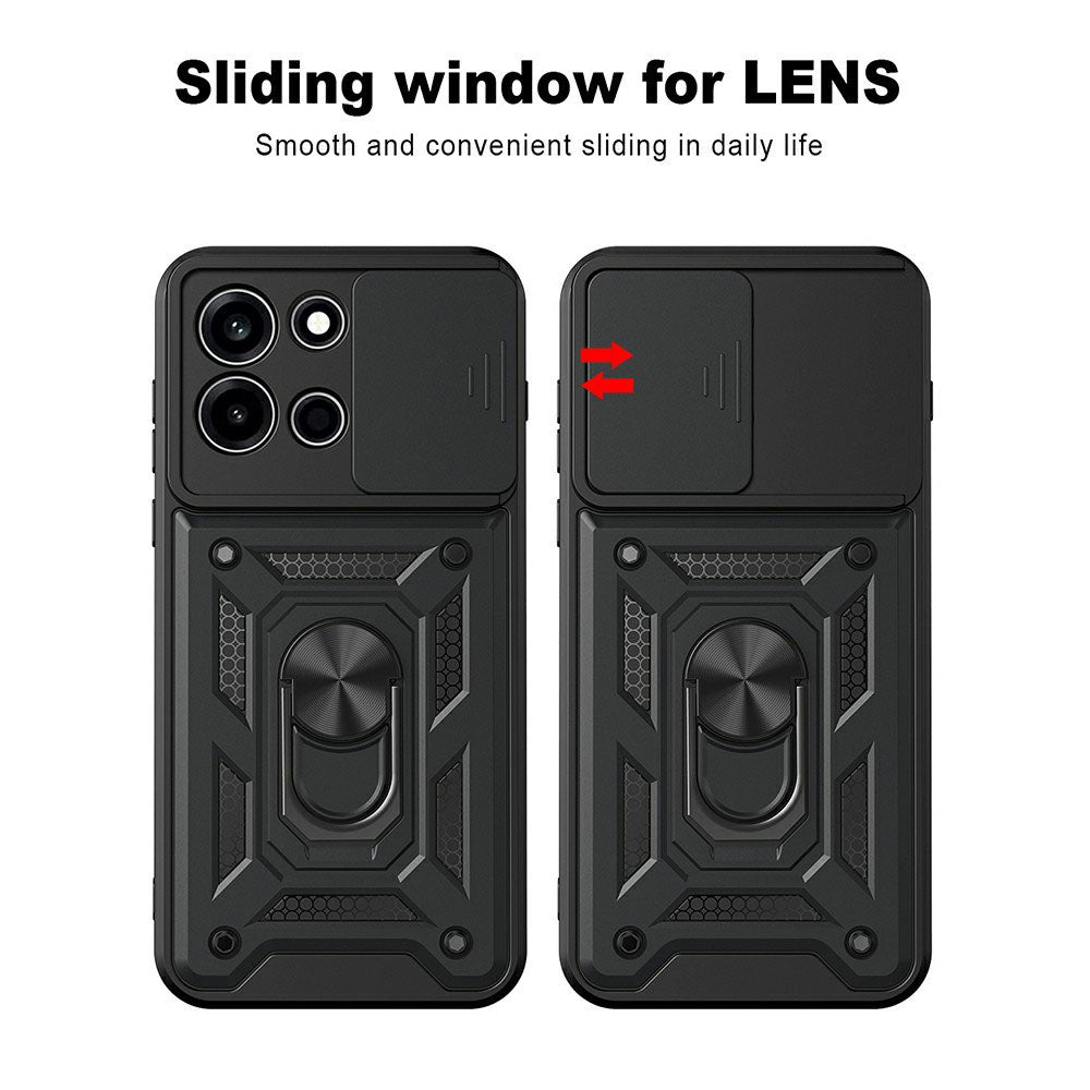 Puzdro pre OnePlus Nord 6, Techsuit, CamShield, Čierne