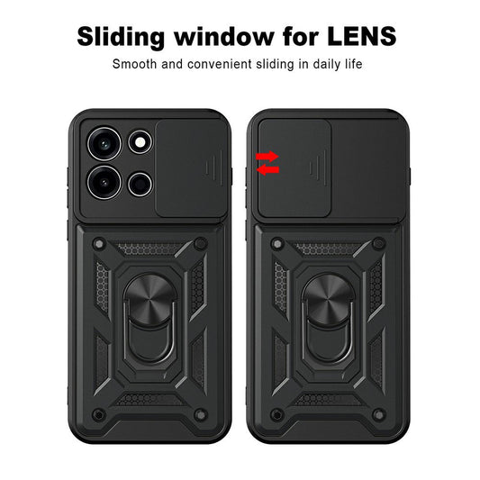 Puzdro pre OnePlus Nord 6, Techsuit, CamShield, Čierne