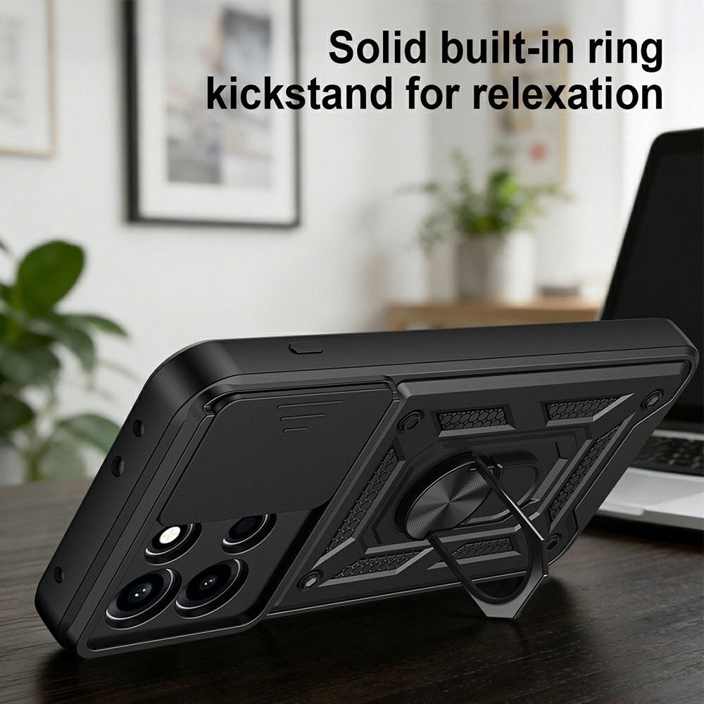 Puzdro pre OnePlus Nord 6, Techsuit, CamShield, Čierne
