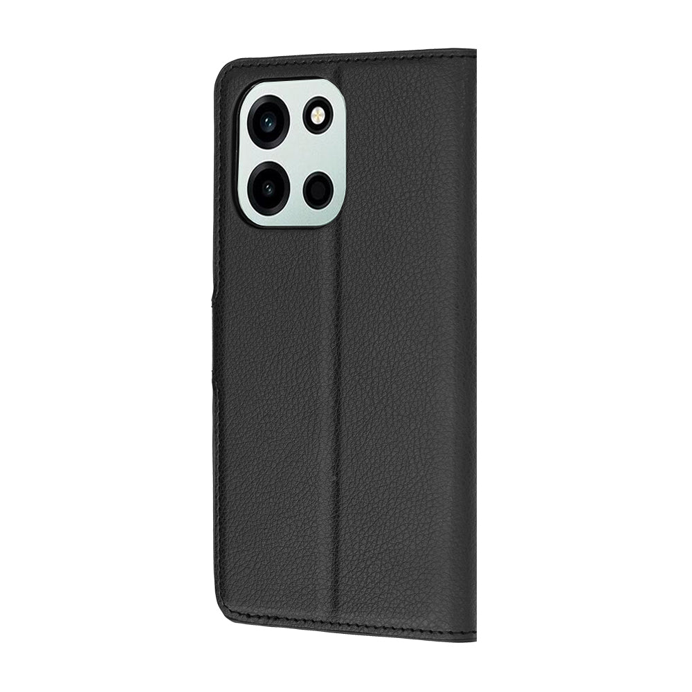 Puzdro na OnePlus Nord 6, Techsuit, kožené folio, čierne